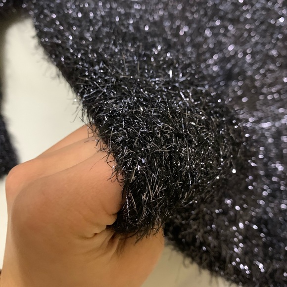 Blue Sparkly H&M Pullover Sweater Blouse - Picture 5 of 7